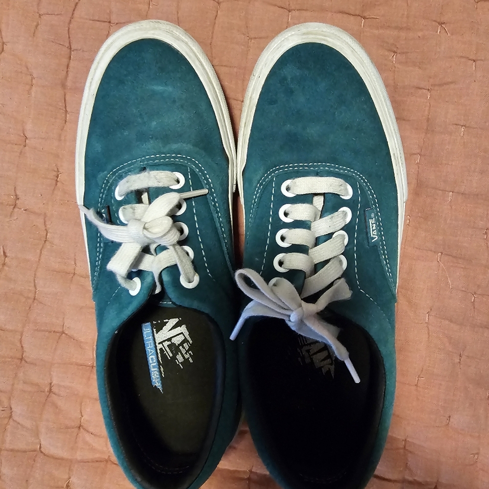 Teal Vans Size 8
